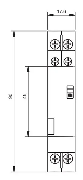 Импульсное реле ETI 002464103 RBS 220-20 230V AC 20A (2НО AC1) - фото №2