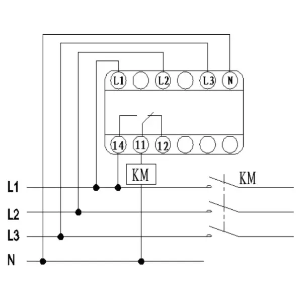 Реле напруги NOARK Ex9JP-15 AC230V (110250) - фото №1