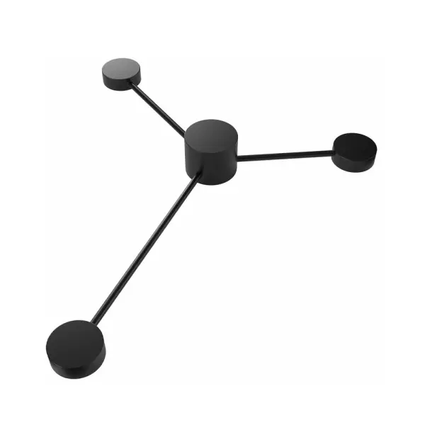 Бра, настінний світильник Goldlux 326287 Joy GX53 3x6W 4000K 660Lm IP20 Bk - фото №3