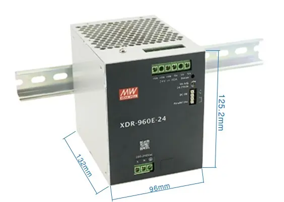 Блок питания Mean Well на DIN-рейку 960W DC48V 20A (XDR-960E-48) - фото №1 Блок питания Mean Well на DIN-рейку 960W DC48V 20A (XDR-960E-48) - фото №1