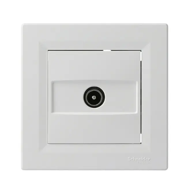 Розетка TV оконечная белая Asfora, EPH3200121 Розетка TV оконечная белая Asfora, EPH3200121