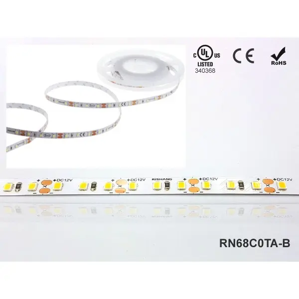 LED лента RISHANG 120-2835-12V-IP65 8,6W Red 5м (RN68C0TA-B-R) - фото №1