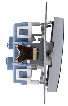 Подвійний прохідний вимикач Kontakt Simon Simon 54 Premium DW6/2.01/43 (срібло) - фото №2