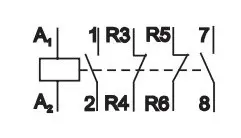 Контактор ETI 002463470 R 63-22 230V AC 63A (AC1) - фото №3
