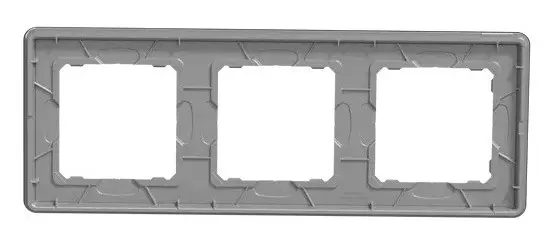 Рамка тройная Schneider Electric Sedna Elements искусственное черное стекло SDD361803 - фото №3