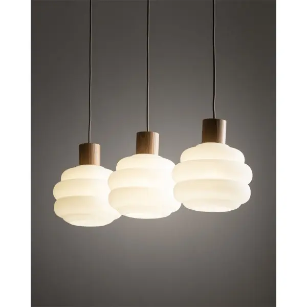 Підвісний світильник, люстра TK Lighting 11091 Melia E27 3x15W IP20 бежевий - фото №1