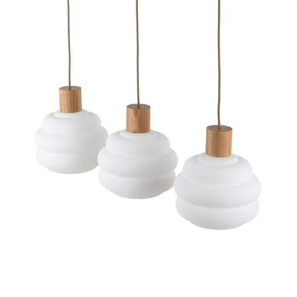 Підвісний світильник, люстра TK Lighting 11091 Melia E27 3x15W IP20 бежевий - фото №3