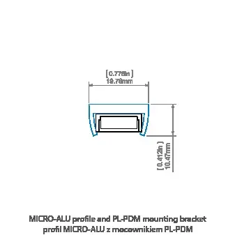 LED-профиль KLUS MICRO-ALU black, 1 метр - фото №5 LED-профиль KLUS MICRO-ALU black, 1 метр - фото №5
