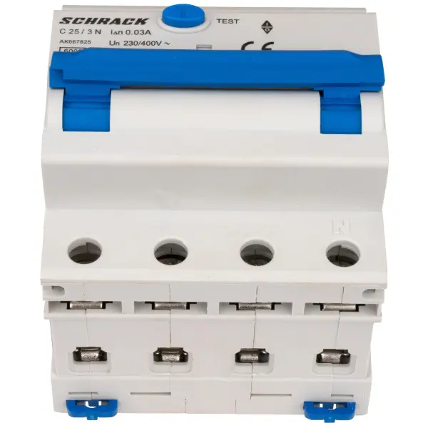 АВДТ Schrack AK667825 6кА 25А 30мА 3P+N х-ка C Тип A - фото №1 АВДТ Schrack AK667825 6кА 25А 30мА 3P+N х-ка C Тип A - фото №1