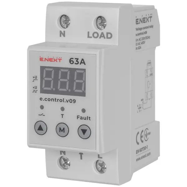 Реле напруги E.Next e.control.v09