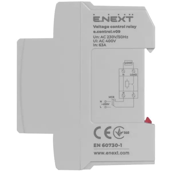 Реле напруги E.Next e.control.v09 - фото №2