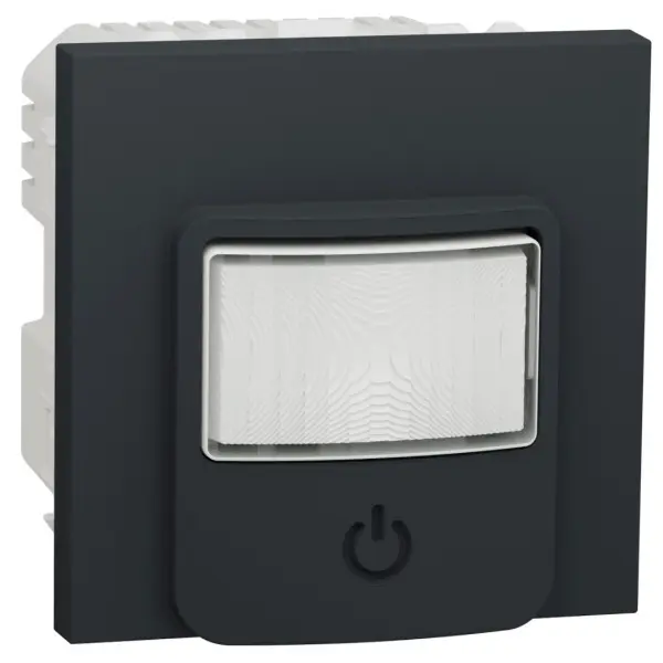 Датчик руху Schneider Electric NU352554 з вимикачем 10А (антрацит)