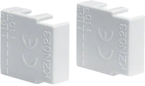 Крышка Hager KZN023 для 2 и 3 полюса шин KDN (1шт) Крышка Hager KZN023 для 2 и 3 полюса шин KDN (1шт)