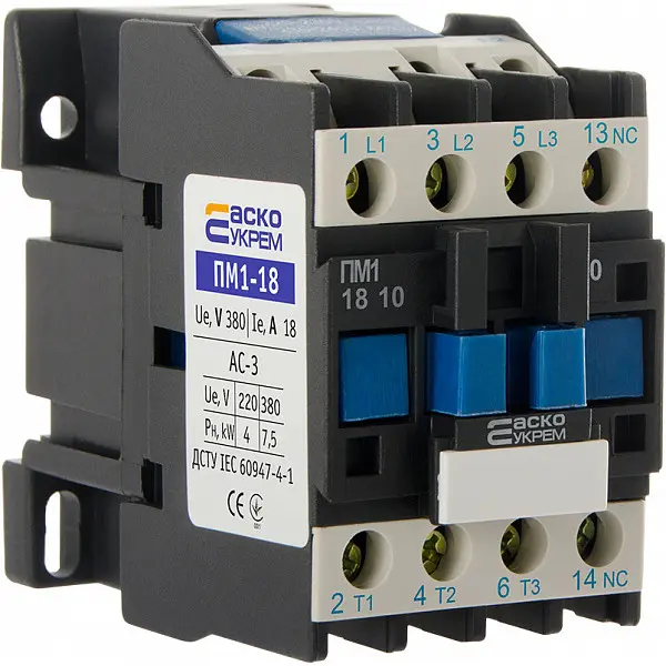 Контактор Аско-Укрем ПМ 1-18-10 Q7 380В LC1-D1810 (A0040010077)