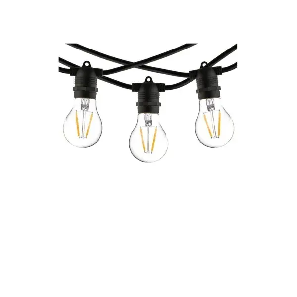 Гирлянда Nowodvorski 7873 Festoon Lights E27 10x15W IP65 черный - фото №2 Гирлянда Nowodvorski 7873 Festoon Lights E27 10x15W IP65 черный - фото №2