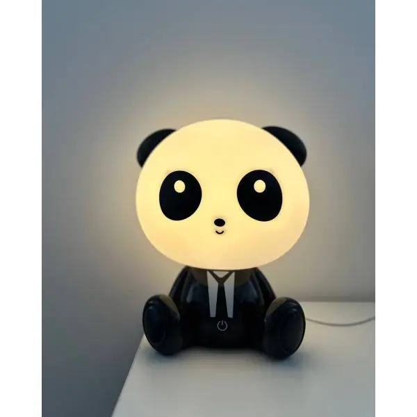 Настольная лампа Goldlux 307651 Panda LED 1x2.5W 3000K 59Lm IP20 черная - фото №1 Настольная лампа Goldlux 307651 Panda LED 1x2.5W 3000K 59Lm IP20 черная - фото №1
