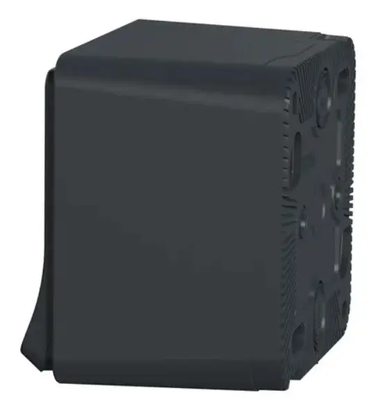 Накладна розетка Schneider Electric MUR36034 із з/к та шторками IP55 (чорний) - фото №2
