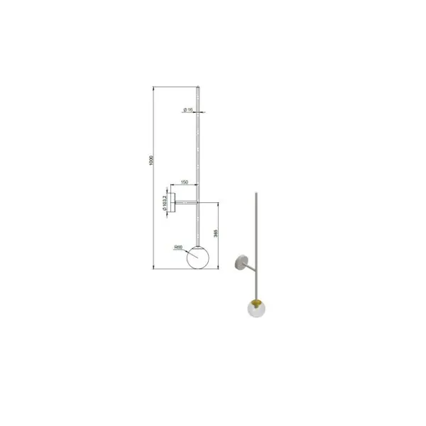Бра, настінний світильник Pikart 26260-3 Bubble G9 1x60W IP20 Білий - фото №1