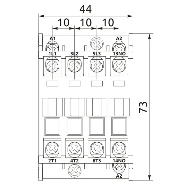 Контактор Promfactor FC-1/9А 1NO AC230В (FC10009230) - фото №1