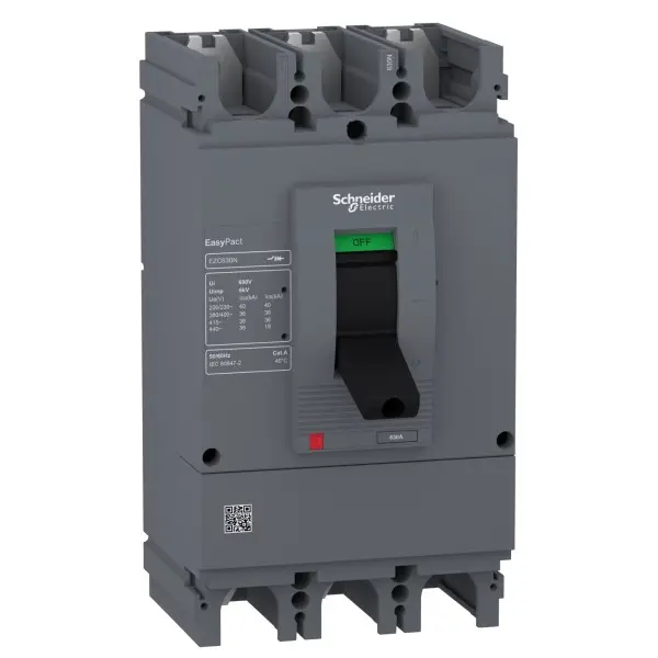 Автоматичний вимикач Schneider Electric EASYPACT EZC630N 3P3D 36кА 600А