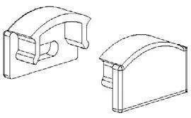 Заглушка для ЛП7 с отверстием (ЗПО7)