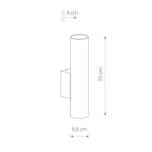 Бра Nowodvorski 38072 Eye wall GU10 2x10W IP20 Bl - фото №2