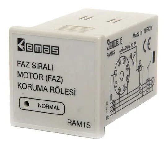 Реле контролю фаз EMAS RAM1S 3х380В AC