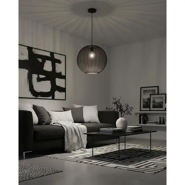 Подвесной светильник, люстра Goldlux 330574 Sensai E27 1x10W IP20 черный - фото №1 Подвесной светильник, люстра Goldlux 330574 Sensai E27 1x10W IP20 черный - фото №1