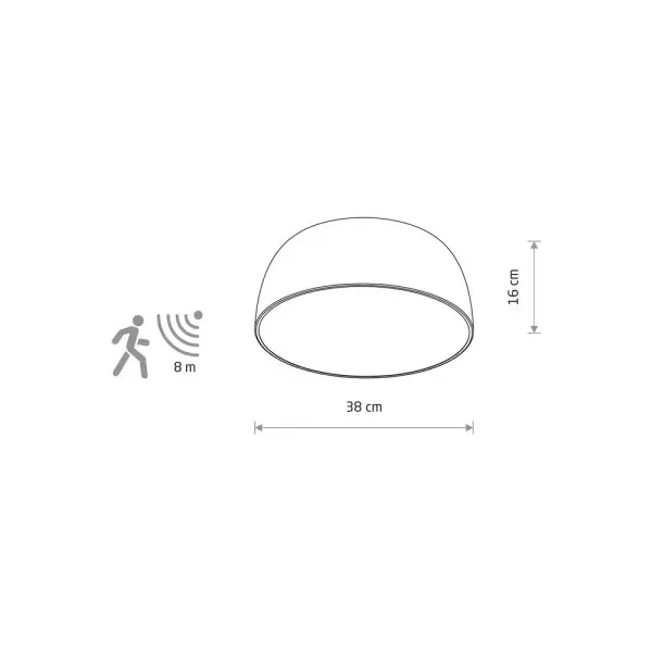 Потолочный светильник с датчиком движения Nowodvorski 8010 Satellite S Sensor E27 3x25W IP20 черный - фото №2 Потолочный светильник с датчиком движения Nowodvorski 8010 Satellite S Sensor E27 3x25W IP20 черный - фото №2