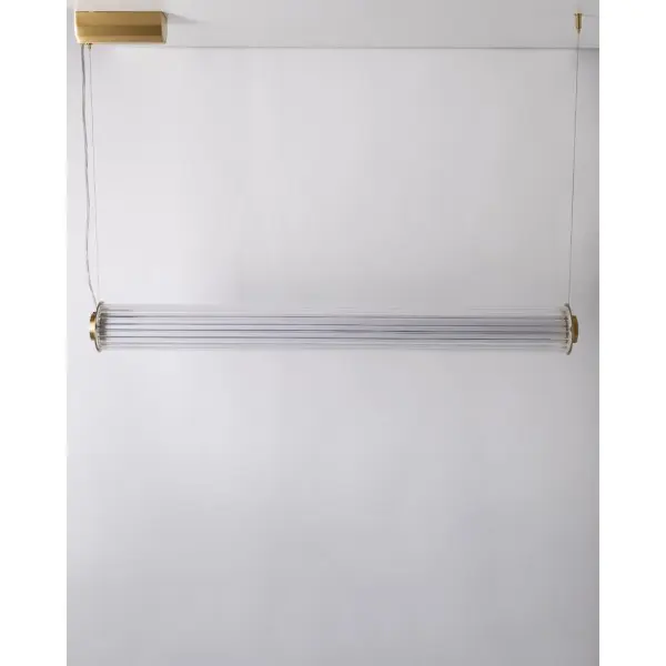Подвесной светильник, люстра Zuma Line 1232 Como LED 1x39W 2700K-6500K 2900Lm IP20 латунный (5905616073316) - фото №2 Подвесной светильник, люстра Zuma Line 1232 Como LED 1x39W 2700K-6500K 2900Lm IP20 латунный (5905616073316) - фото №2