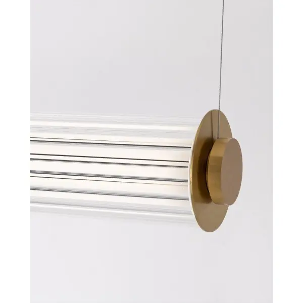 Подвесной светильник, люстра Zuma Line 1232 Como LED 1x39W 2700K-6500K 2900Lm IP20 латунный (5905616073316) - фото №4 Подвесной светильник, люстра Zuma Line 1232 Como LED 1x39W 2700K-6500K 2900Lm IP20 латунный (5905616073316) - фото №4