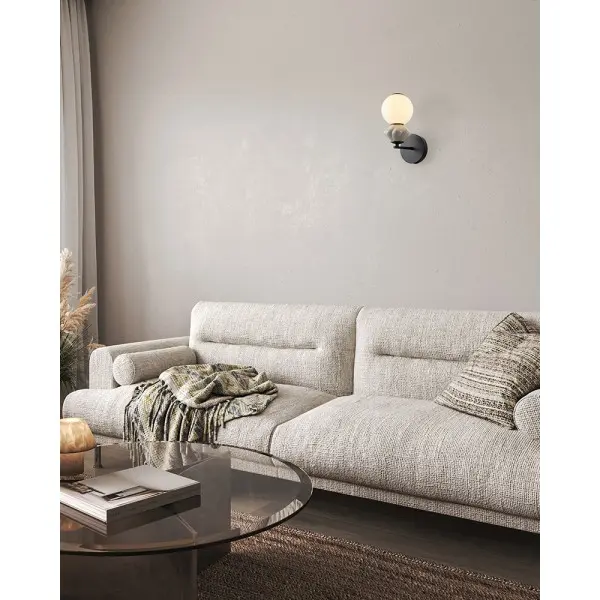 Бра, настенный светильник Italux WL-94921-1A-BK Balos LED 1x5W 3000K 550Lm IP20 черный - фото №1