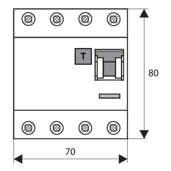 УЗО Schrack BC602103 6кА 25А 30мА 3P+N тип AC - фото №11