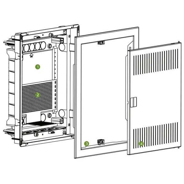 Мультимедійний ящик NOARK PMF-MM 12м (107264) - фото №1