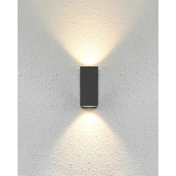 Уличный светильник Italux OWL-2198-1SQ Genta GU10 2x35W IP54 черный - фото №1 Уличный светильник Italux OWL-2198-1SQ Genta GU10 2x35W IP54 черный - фото №1