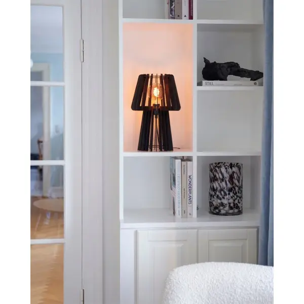 Настільна лампа Nordlux 2213155003 Groa E27 1x40W IP20 чорна - фото №1