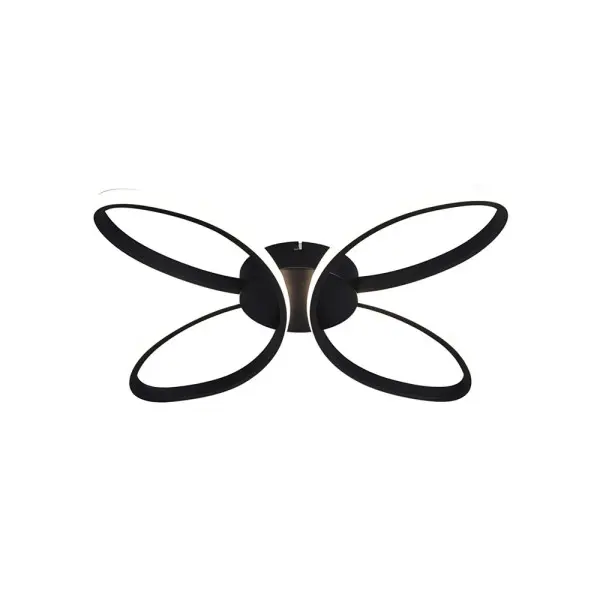 Люстра Zuma Line 5905316693081 Rosentra LED 1x28W 3000K 1900Lm IP20 чорна
