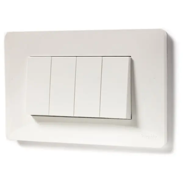 Рамка Schneider Electric NU210418 4М (белая) - фото №1 Рамка Schneider Electric NU210418 4М (белая) - фото №1