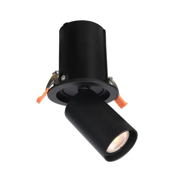 Точковий світильник Italux SPL-50310-1R BK Termo GU10 1x10W IP20 чорний