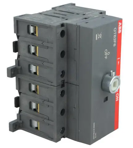 Перемикач навантаження ABB 1SCA105338R1001 OT63F3C - фото №3 Перемикач навантаження ABB 1SCA105338R1001 OT63F3C - фото №3