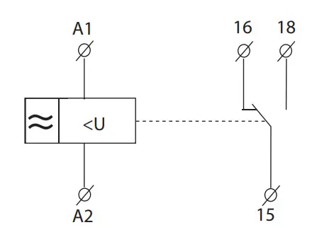 Реле напруги Elko-Ep HRN-37 AC 24-150V - фото №2