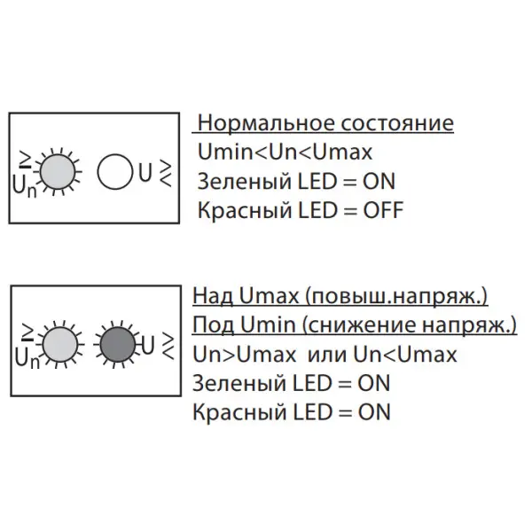 Реле напруги Elko-Ep HRN-37 AC 24-150V - фото №3