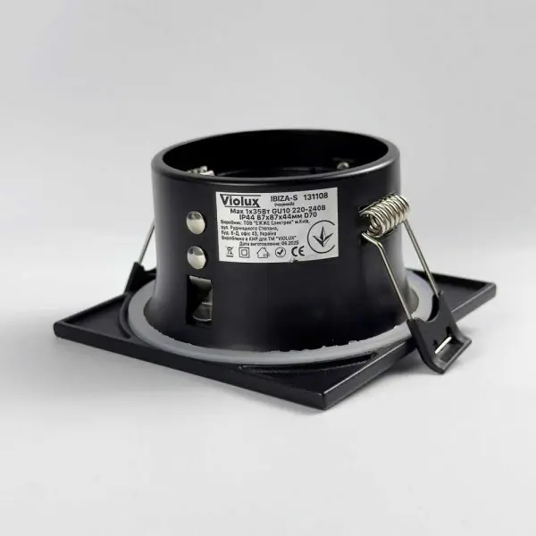 Светильник точечный Violux IBIZA-S GU10 IP44 черный ( 131108 ) - фото №3