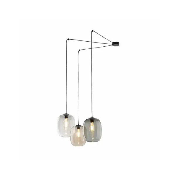 Подвесной светильник, люстра TK Lighting 5972 Elio E27 3x15W IP20 Черный - фото №1