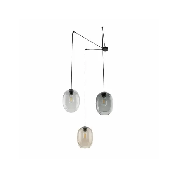 Подвесной светильник, люстра TK Lighting 5972 Elio E27 3x15W IP20 Черный - фото №2