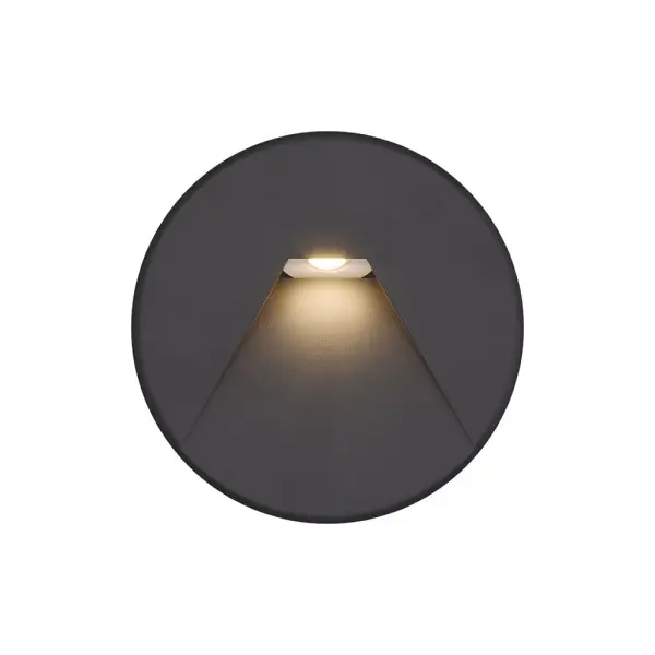 Светильник для подсветки лестницы/коридора Kloodi KDSL-RIKI R85 3W 3K 38D DG LED 210Lm IP44 антрацит - фото №1 Светильник для подсветки лестницы/коридора Kloodi KDSL-RIKI R85 3W 3K 38D DG LED 210Lm IP44 антрацит - фото №1
