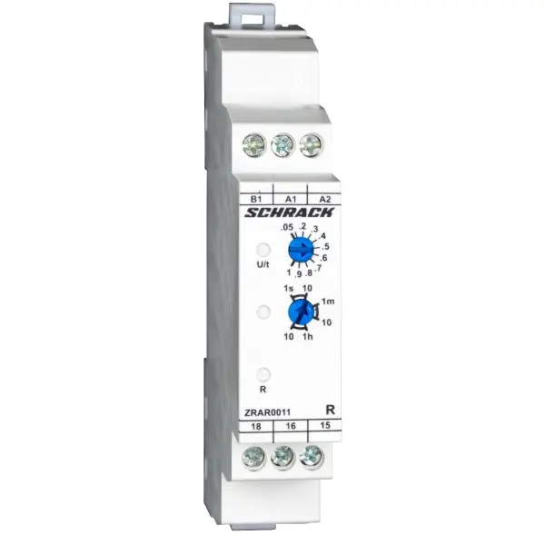 Таймер сигнализации с функцией OFF-задержки Schrack ZRAR0011 Amparo 24В-230В AC/DC 1CO 5А
