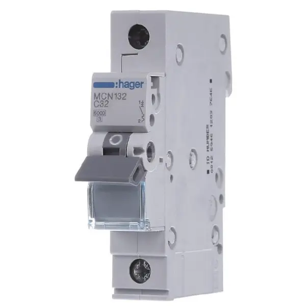 Автоматический выключатель Hager MCN132 6кА C 32A 1P