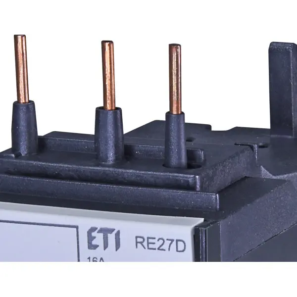Тепловое реле ETI 004642407 RE 27D-6.3 (4-6.3A) для CEM9...CEM25 - фото №1 Тепловое реле ETI 004642407 RE 27D-6.3 (4-6.3A) для CEM9...CEM25 - фото №1