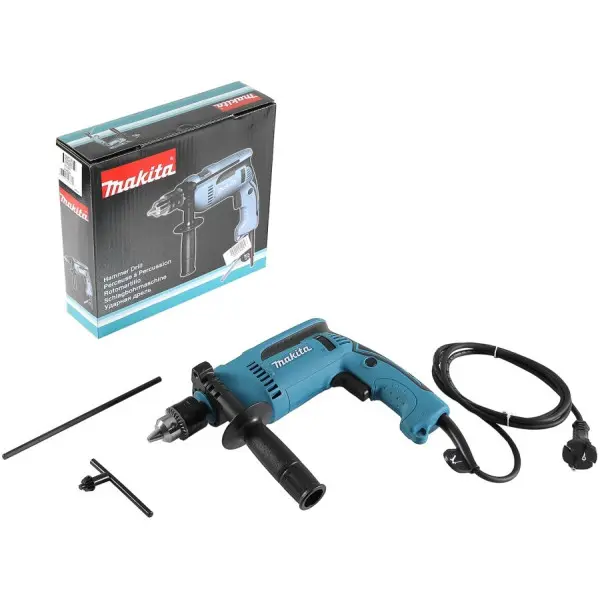 Дриль ударний Makita HP1640 680Вт - фото №8